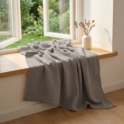 Couverture douce en gaze de coton