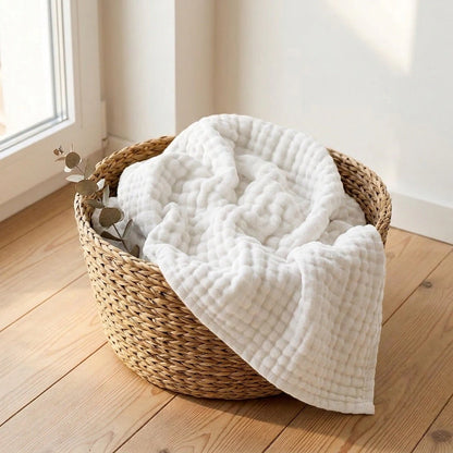 Couverture douce en gaze de coton
