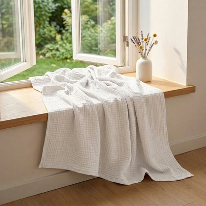 Couverture douce en gaze de coton