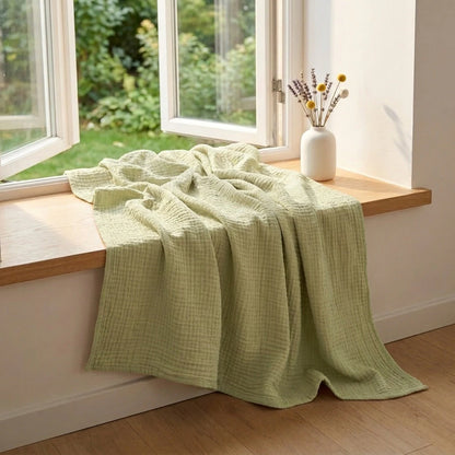 Couverture douce en gaze de coton