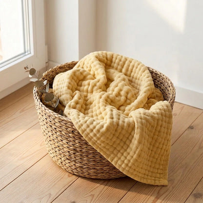 Couverture douce en gaze de coton