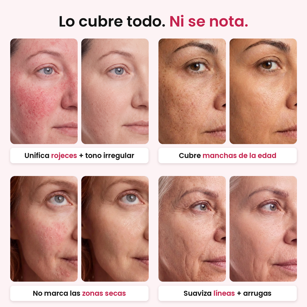 Base de maquillaje adaptativa antiedad