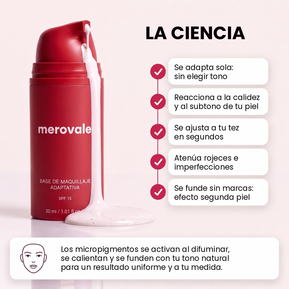 Base de maquillaje adaptativa antiedad