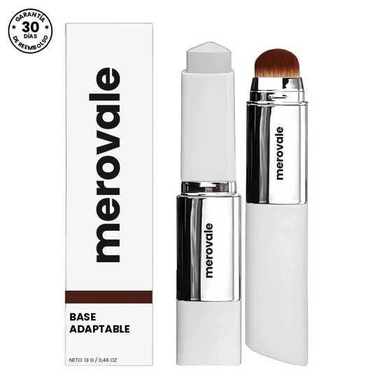 Base de maquillaje 2 en 1 con brocha integrada