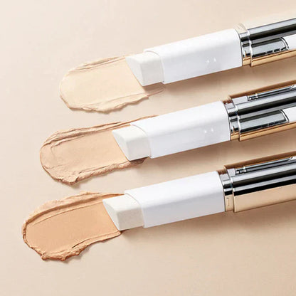 Base de maquillaje 2 en 1 con brocha integrada