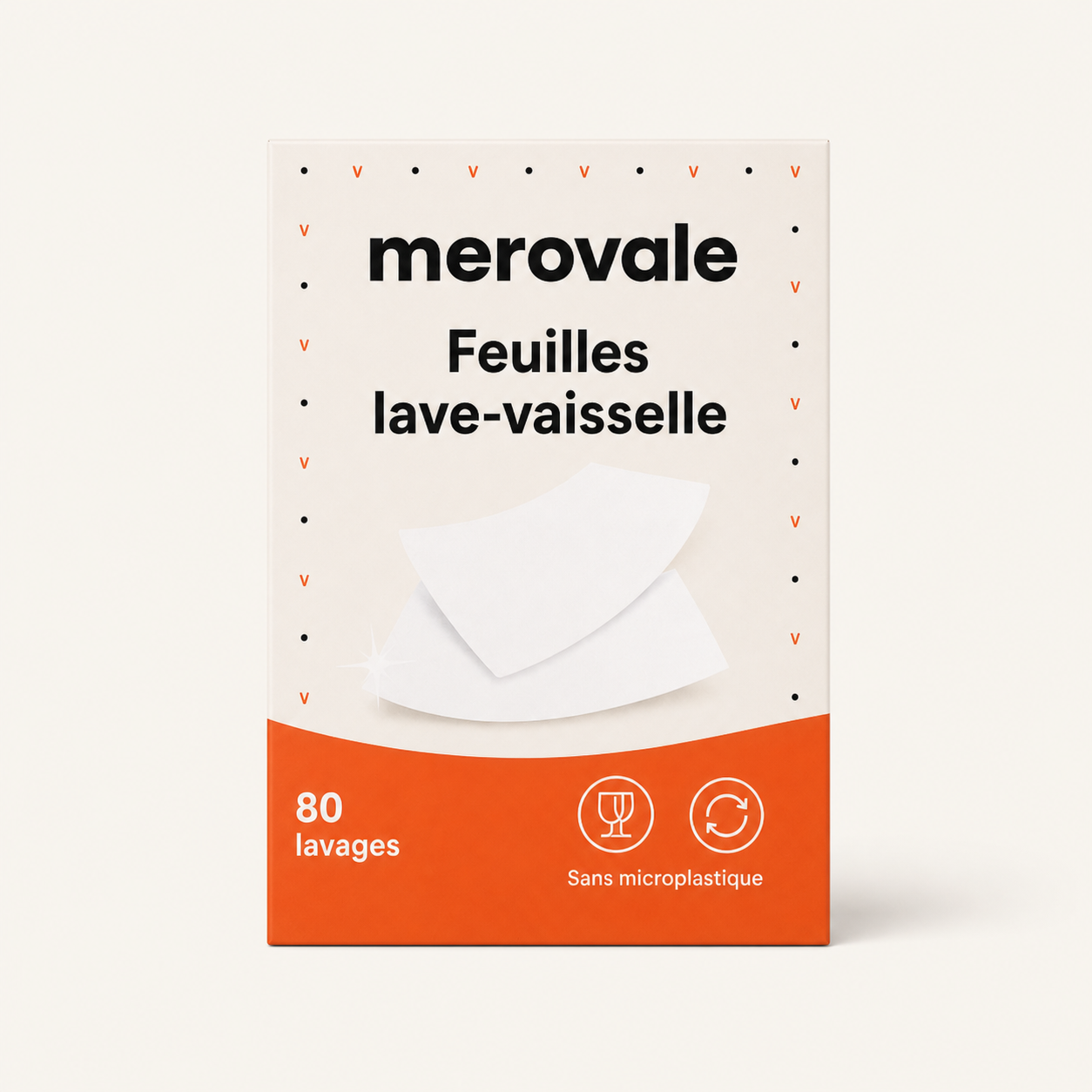 Boîte de 80 feuilles lave-vaisselle Merovale