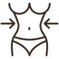 Ceinture gainante et effet lissant