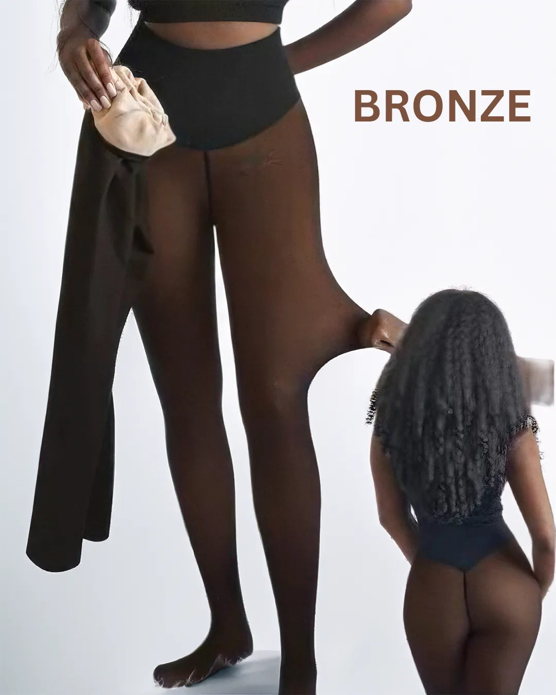Leggings teinte Bronze