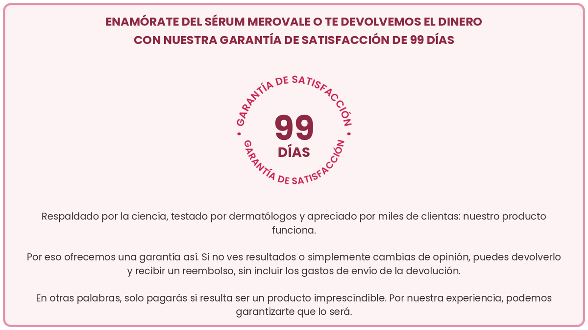 Garantía de satisfacción de 99 días